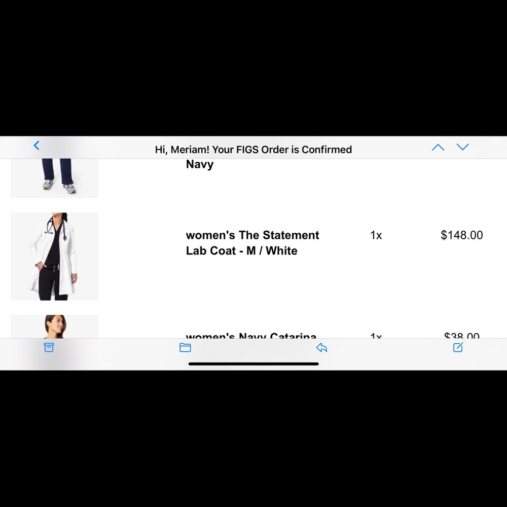 FIGS - The statement lab coat - womens M